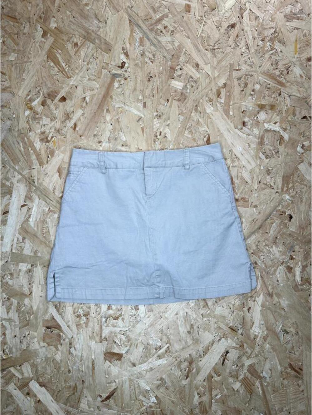 Bay Studio Petite Skort Womens 6P Gray Cotton Blend Stretch Athletic Casual Golf